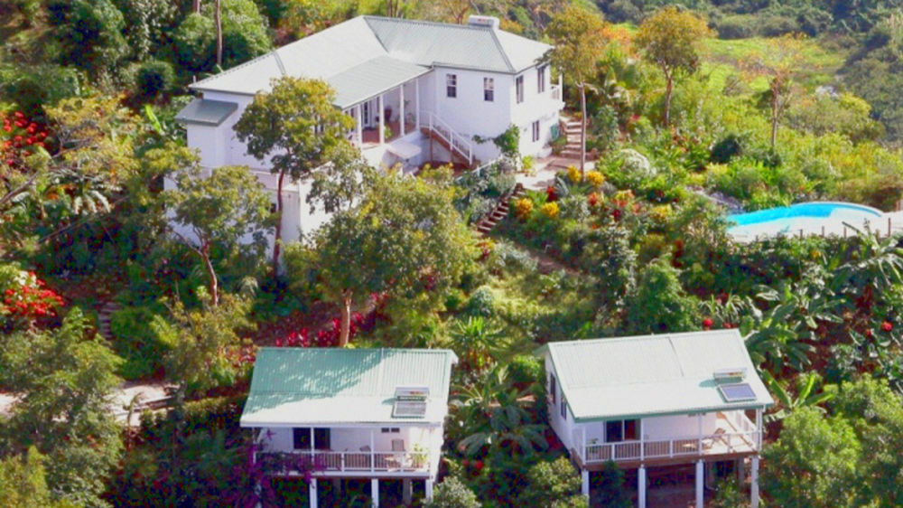 Nature'S Paradise Acomodação com café da manhã Marigot Bay Exterior foto