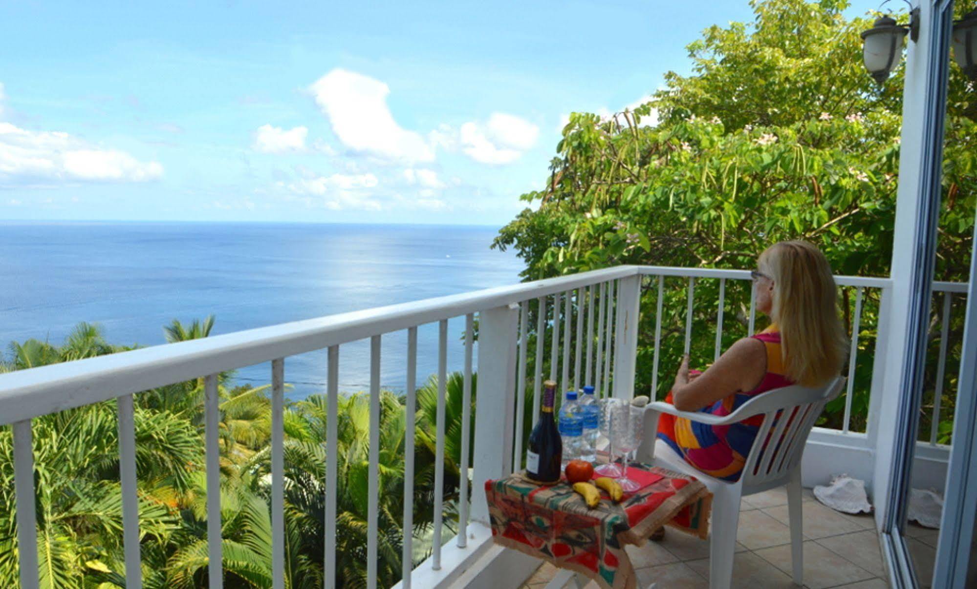 Nature'S Paradise Acomodação com café da manhã Marigot Bay Exterior foto