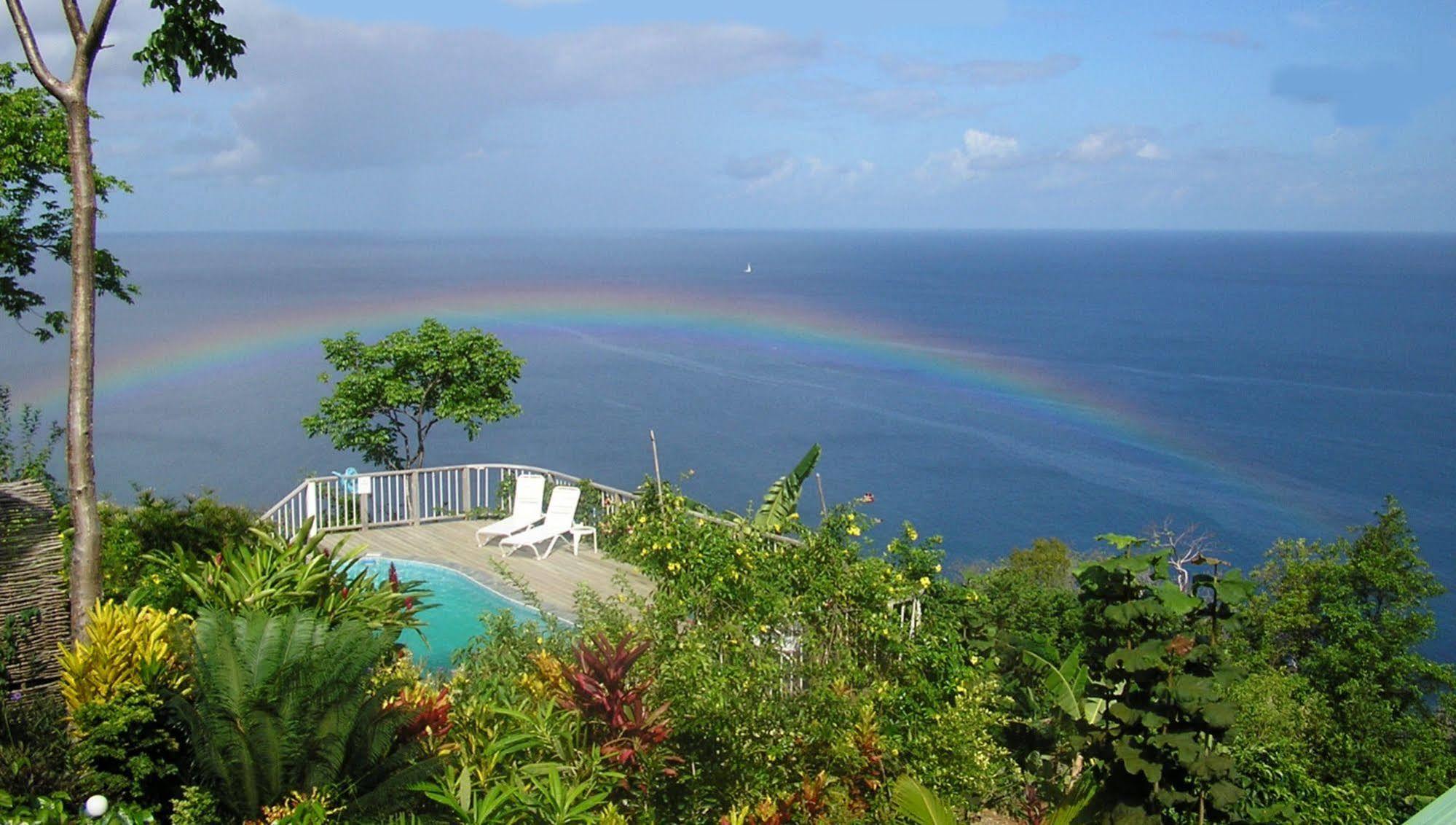 Nature'S Paradise Acomodação com café da manhã Marigot Bay Exterior foto