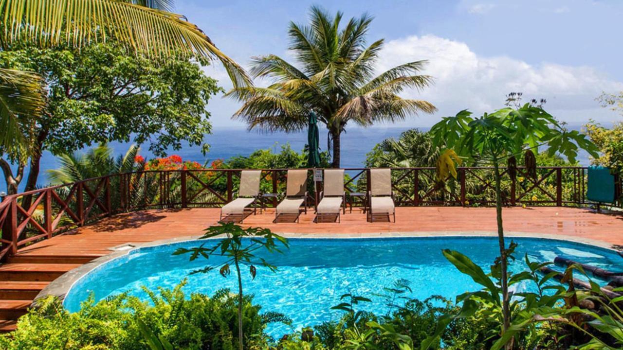 Nature'S Paradise Acomodação com café da manhã Marigot Bay Exterior foto