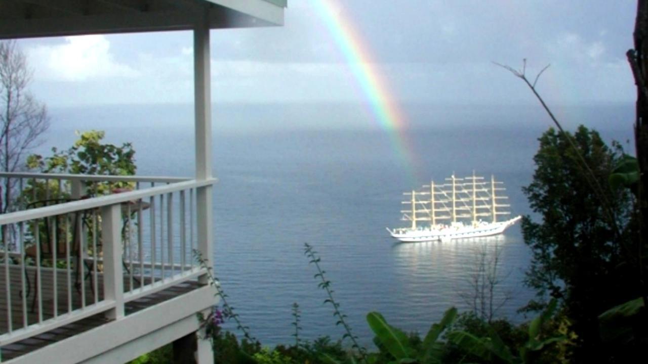 Nature'S Paradise Acomodação com café da manhã Marigot Bay Exterior foto